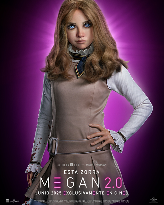 《梅根2.0》曝海报 初代机械妖姬VS终极AI杀器！ -1