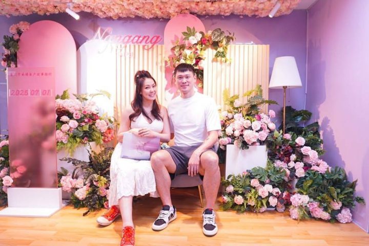 刘雨柔官宣再婚！挺孕肚与男友胡凯翔登记结婚 -1