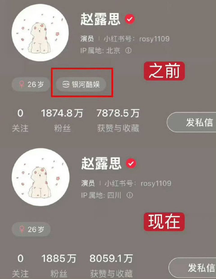 银河酷娱辟谣与赵露思解约传闻：没有解约，谢谢 -1