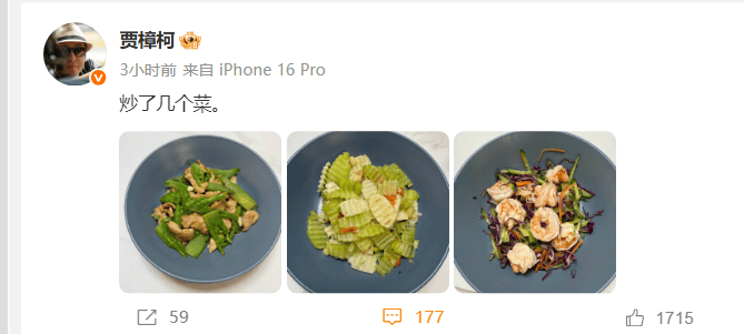 贾樟柯回应搞事业喊话：已退休该休闲 -1