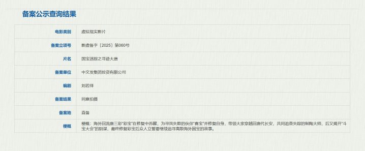 《国宝迷踪之寻迹大唐》立项！文物唐三彩成主角 -1