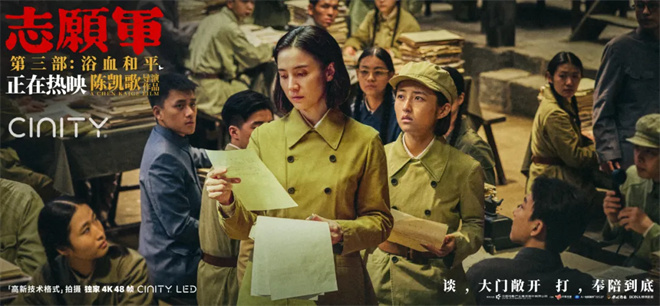 首日票房领跑国庆档 《志愿军:浴血和平》够顶！ -11